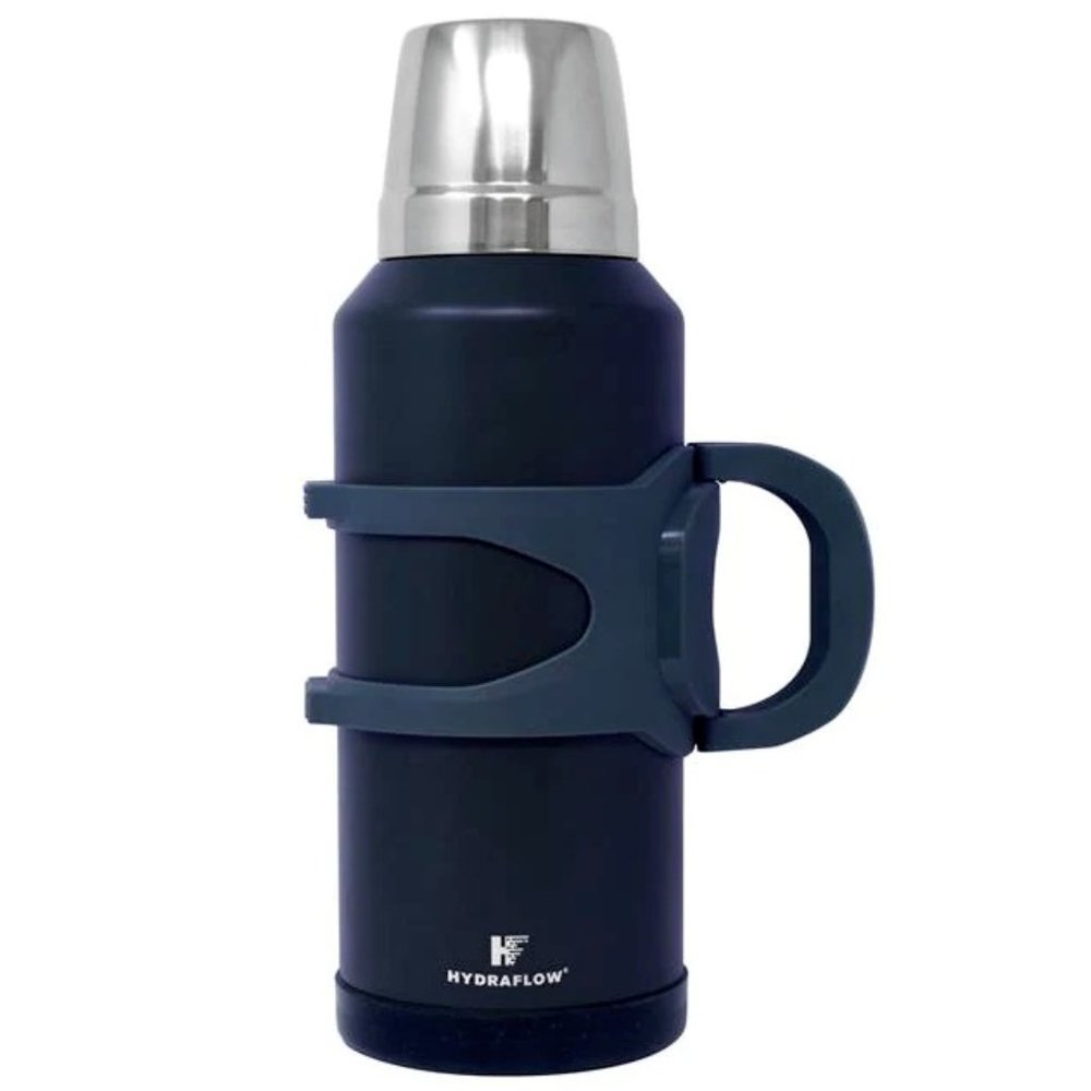 HYDRAFLOW CAPSULE TRIPPLE WALL VACUUM INSULATED 128oz/3.7L BLUE NEW W/SCRATCHES